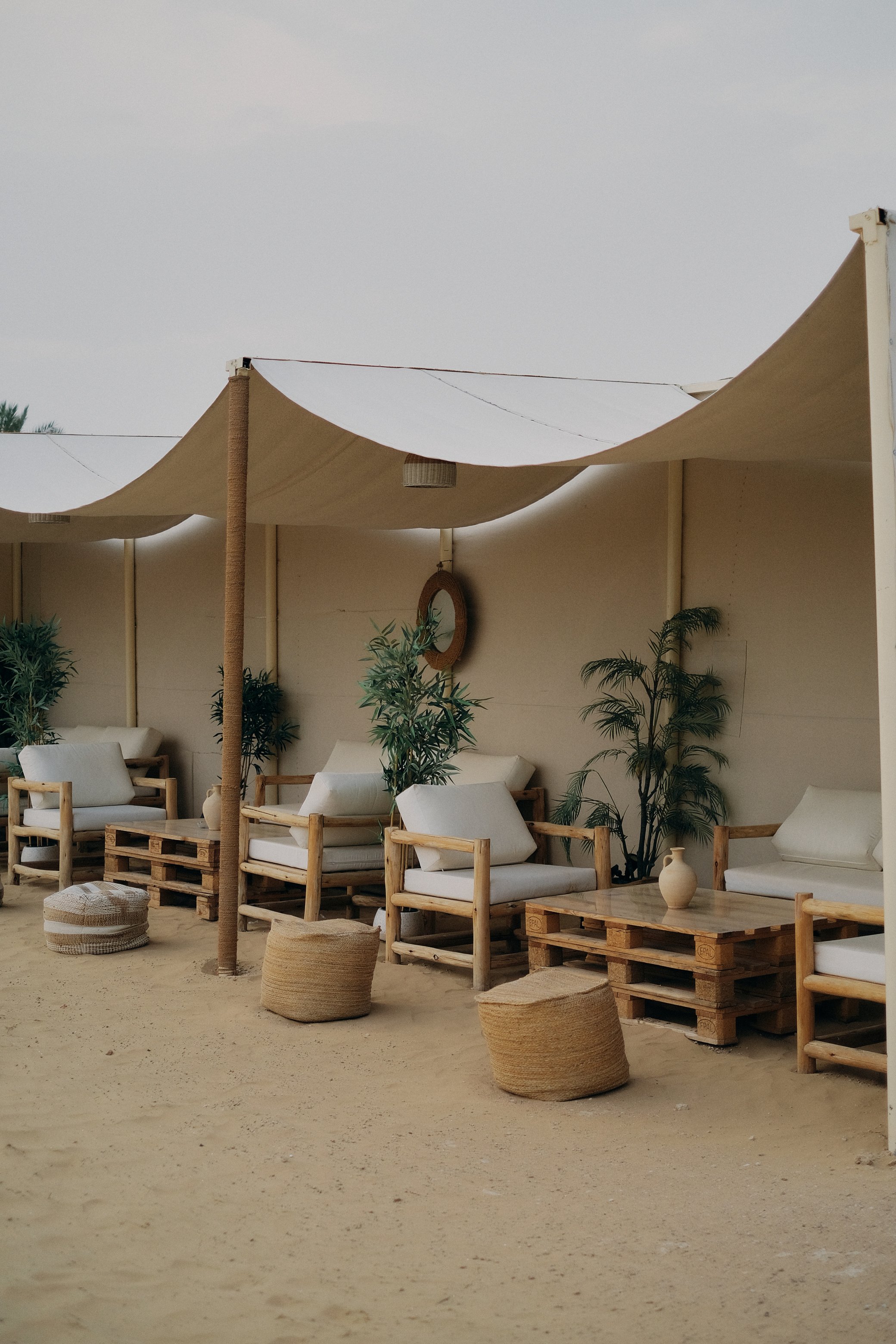 Luxurious Boho Cafe on the Beach